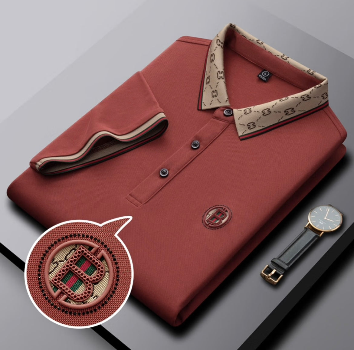 Modern Mark Branded Polo T-Shirt