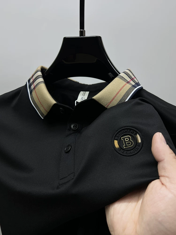 Heritage Plaid Emblem Polo T-Shirt